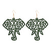 Hollow Wood Dangle Earrings FS-WG18EE7-02-1