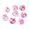 Pointed Back & Back Plated K9 Glass Rhinestone Cabochons RGLA-J012-8mm-209LS-2