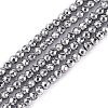 Non-Magnetic Synthetic Hematite Beads Strands X-G-G093-3mm-1