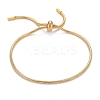 Adjustable 304 Stainless Steel Slider Bracelet/Bolo Bracelets Making X-BJEW-F412-04G-1