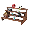 4-Tier Wood Organizer Display Riser Rack ODIS-WH0329-97-1