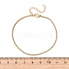 304 Stainless Steel Box Chain Bracelets BJEW-C134-01E-G-5