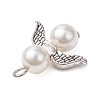 Acrylic Alloy Pendants PALLOY-JF02830-5