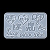 Heart & Word Love DIY Pendant Silicone Molds LS-SIMO-Q001-02D-3