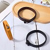 3Pcs 3 Colors Punk Retro Handmade Leather Cord Bracelet for Men BJEW-CL0001-05-3