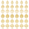 48Pcs 6 Style Alloy Pendants FIND-HY0002-82-1