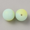 Luminous Round Food Grade Silicone Beads SIL-TAC0007-04K-2