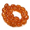 Resin Imitation Amber Beads Strands X-RESI-Z017-03-2