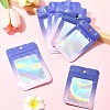 60Pcs 5 Styles Rectangle Glitter Holographic PVC Resealable Packaging Bags ABAG-FS0001-14A-8