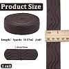 5 Yards Polyester Non-slip Elastic Bands SRIB-GF0001-62B-2