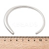 304 Stainless Steel Cuff Bangles for Women BJEW-G776-01P-3