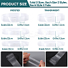 30 Pairs 6 Style Transparent TPU Anti-Loose Shoelace for High-heeled Shoes FIND-CP0001-97-2