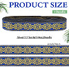 Ethnic Style Embroidery Polyester Ribbons OCOR-WH0109-042A-02-2