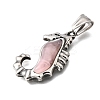 304 Stainless Steel & Resin Pendants STAS-H263-14AS-2