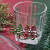 2 Pairs 2 Colors Christma Tree Electroplated Synthetic Non-magnetic Hematite & Aluminum Wire Dangle Earrings EJEW-JE05908-2