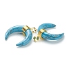 Synthetic Turquoise Pendants G-A017-10G-2