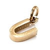 304 Stainless Steel Charms SA-CBABF3F-01G-U-2