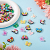 44pcs 11 styles Opaque & Transparent Resin Pendants RESI-TA0001-82-5