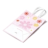 Rectangle with Sunflower Pattern Paper Gift Bags CARB-L012-01E-3