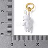 Brass Enamel Pendants KK-D350-01C-3