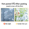 Waterproof PVC Colored Laser Stained Window Film Adhesive Stickers DIY-WH0256-096-8