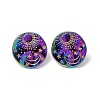 Ion Plating(IP) 304 Stainless Steel Sun with Moon Stud Earrings for Women EJEW-F300-06MC-1