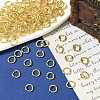 SHEGRACE Brass Open Jump Rings XGR0077G-11G-4