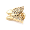 Brass Micro Pave Cubic Zirconia Pendants KK-D357-07A-G-2