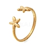 304 Stainless Steel Open Cuff Rings RJEW-M072-10G-2