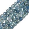 Natural Blue Fluorite Beads Strands GG-CBAF158-8mm-2