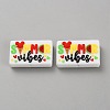 Summer Theme Silicone Focal Beads SIL-SZC0002-06B-1