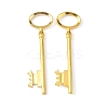 Tibetan Style Alloy Skeleton Key Large Pendants LS-TIBEP-S105-G-RS-3