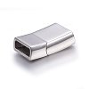 Tarnish Resistant 304 Stainless Steel Magnetic Clasps with Glue-in Ends LS-STAS-E440-49P-2