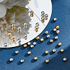 40Pcs 2 Colors Ion Plating(IP) 202 Stainless Steel Beads STAS-UN0056-15-2