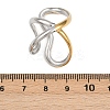 Adjustable 304 Stainless Steel Cuff Rings for Women RJEW-B135-01GP-09-3