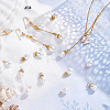 40Pcs 2 Style ABS Plastic Imitation Pearl Charms KK-SC0002-89-4