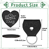 1Pc Heart Shape 201 Stainless Steel Commemorative Decision Maker Coin AJEW-CN0001-68C-2