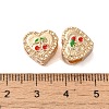 Rack Plating Alloy Enamel European Beads PALLOY-S189-51G-2