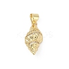Brass Micro Pave Cubic Zirconia Pendants KK-D317-096G-1