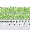 Spray Painted Crackle Glass Beads Strands CCG-Q001-10mm-11-3