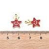 304 Stainless Steel Enamel Charms STAS-M111-17G-3