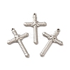 Non-Tarnish 304 Stainless Steel Pendants STAS-Q001-06P-2
