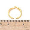 925 Sterling Silver Micro Pave Clear Cubic Zirconia Adjustable Cuff Rings for Women RJEW-G351-04G-5