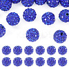 30Pcs Pave Disco Ball Beads RB-TA0001-26D-1