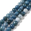 Natural Dyed White Jade Beads Strands G-M402-C03-2