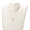 Mixed Natural Gemstone Heart Pendant Necklaces NJEW-JN03491-5
