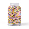 22M Rainbow Color Macrame Cotton Cord OCOR-T017-07M-1