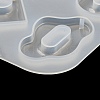 Rhombus Round Oval DIY Pendant Silicone Molds DIY-E072-04E-6