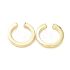 Rack Plating Brass Ring Cuff Earrings for Women EJEW-G352-06G-1