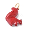 Spray Paint 304 Stainless Steel Pendants STAS-H254-04G-18-2